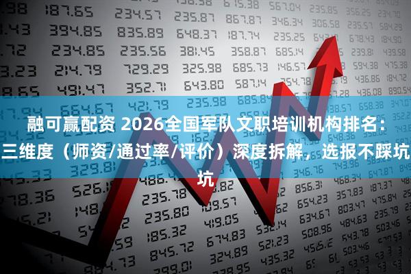 融可赢配资 2026全国军队文职培训机构排名：三维度（师资/通过率/评价）深度拆解，选报不踩坑